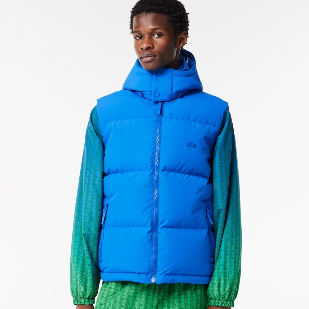 Lacoste Men's Water-Repellent Puffer Vest